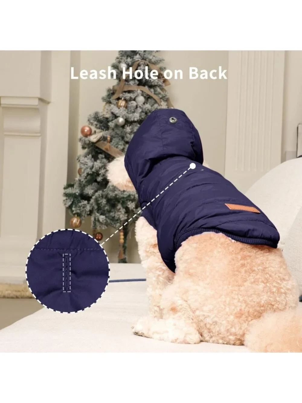 Cozy Winter Dog Jacket with Hoodie for Medium Dogs - Warm & Stylish Pet Coat